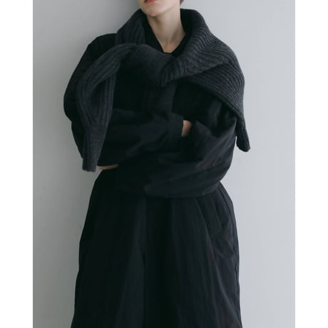 【anuke】Padded Soutiencollar Coat　※納期11月上旬～12月上旬