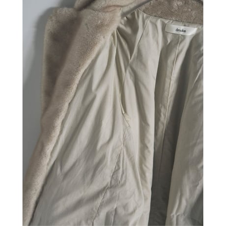 【anuke】Eco Minkfur Jacket※11月中～12月中