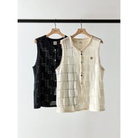 【YENN】SLEEVELESS LACE TOP