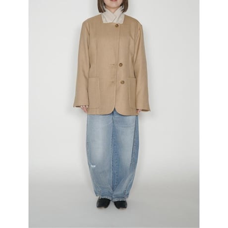 【YENN】WOOL BLEND JACKET COAT