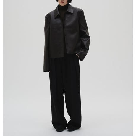 【TODAYFUL】Leather Shirts Jacket　※納期2月中旬〜3月中旬