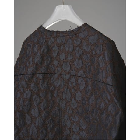【anuke】Leopard Jacquard Jacket※9月中～10月中