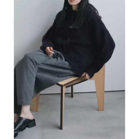 【anuke】Brushed Knit Jacket　※納期11月中旬～12月中旬