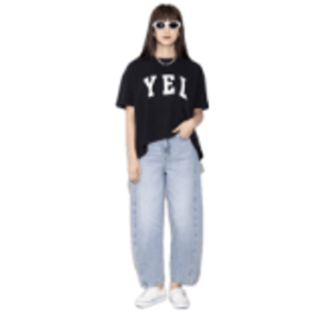 【MARGAUX VINTAGE】YEL Tシャツ（パウダー加工）