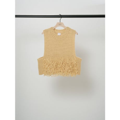 【YENN】LOOP HAND KNIT VEST