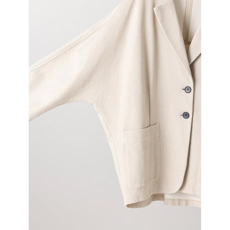 【YENN】FADED JERSEY JACKET　※納期：8月中旬～9月中旬