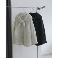 【anuke】Padded Hoodie Shirts　※納期11月中旬～12月中旬