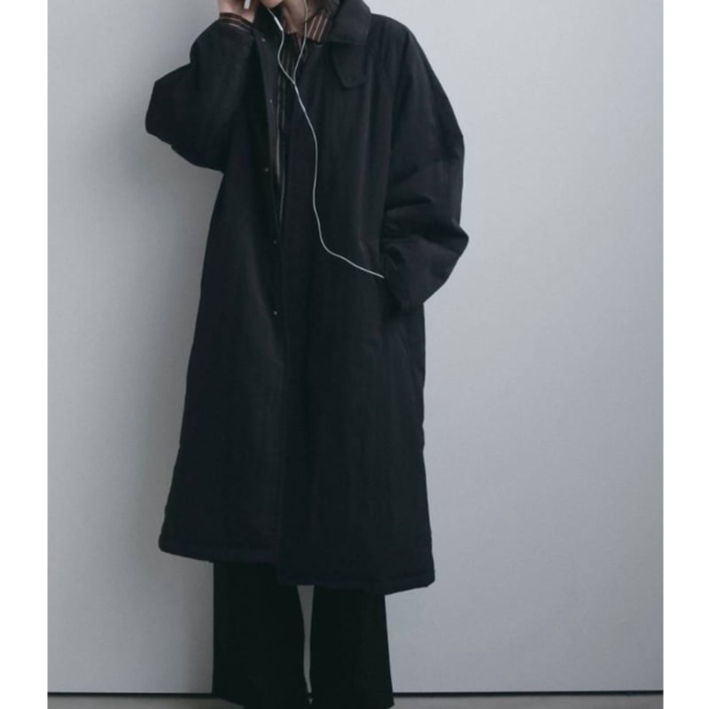 anuke】Padded Soutiencollar Coat ※納期11月上旬～12月上旬