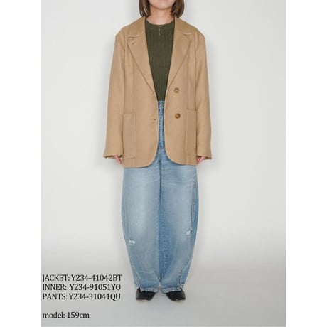 【YENN】WOOL BLEND JACKET COAT