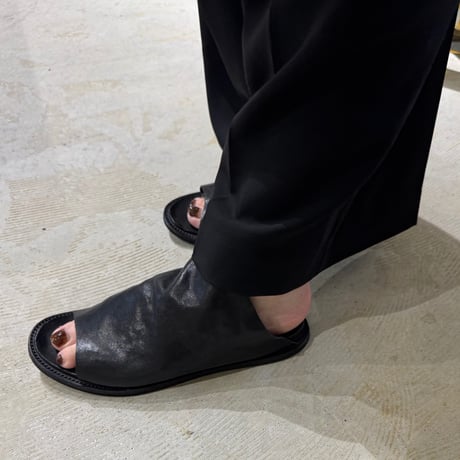 【M.U.L.】DRAPED LEATHER SANDALS　MULW-2079