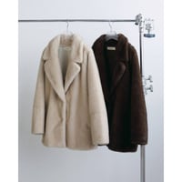 【anuke】Eco Minkfur Jacket　※納期11月下旬～12月下旬