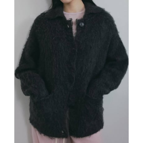 【anuke】Brushed Knit Jacket　※納期11月中旬～12月中旬