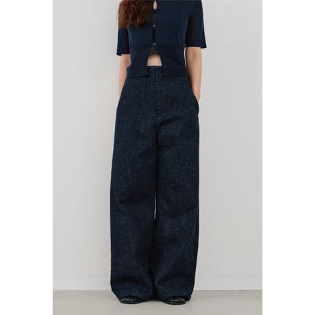 【Hella】wide nep denim　※納期2月中旬〜3月中旬
