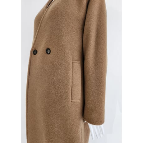【Boutique Ordinary】Collarless Bulky Coat