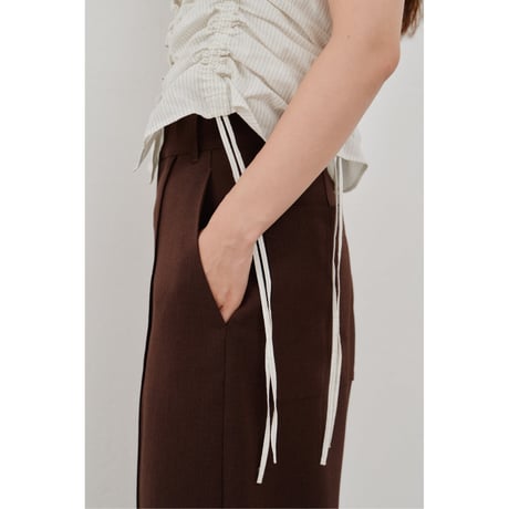 【Hella】pintuck wide pants　※納期3月中旬〜4月中旬