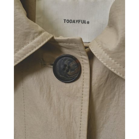 【TODAYFUL】Nylon Soutiencollar Coat　※納期1/下～2/下