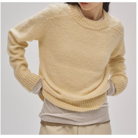 【TODAYFUL】Brashed Crewneck Knit　※納期11月中～12月中