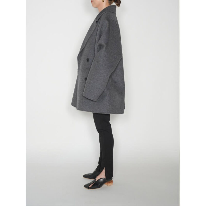 YENN】DOUBLE-FACE PEACOAT | selectshop kusukusu