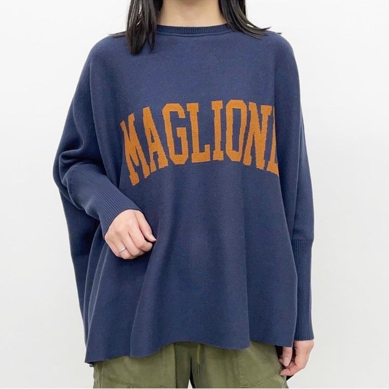 再販【CYNICAL】ロゴポンチョニット | selectshop kusukusu