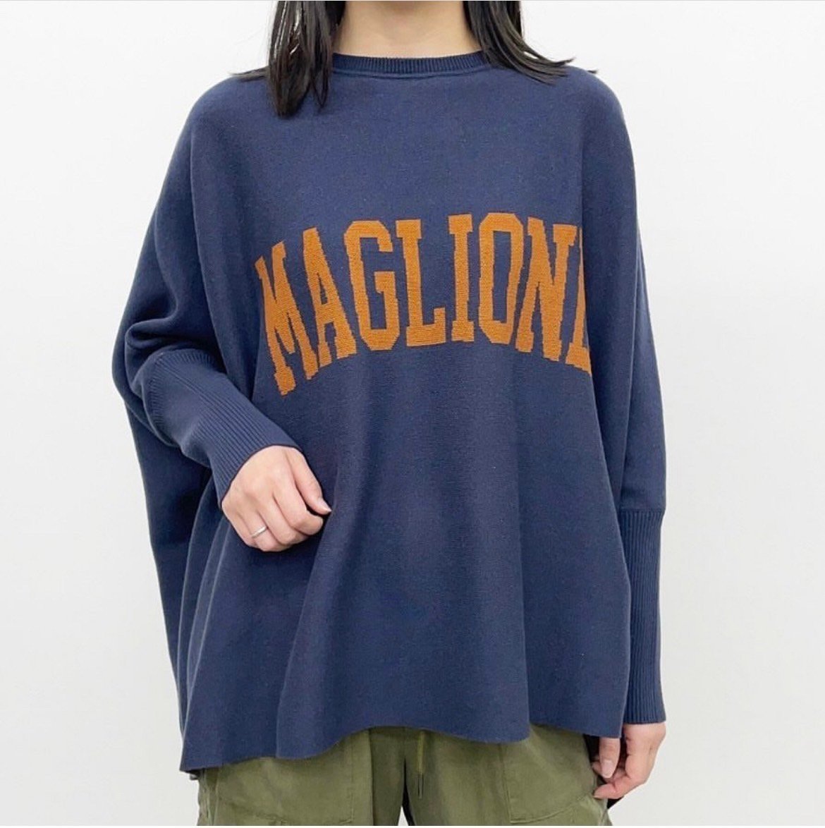 再販【CYNICAL】ロゴポンチョニット | selectshop kusukusu 再販【CYNICAL】ロゴポンチョニット | selectshop kusukusu