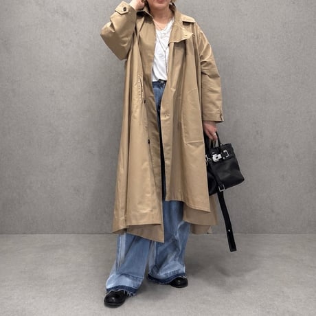 【M.U.L.】ASYMMETRY FLARE COAT　MULW-2035