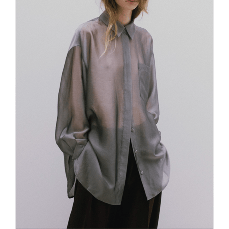 【TODAYFUL】Chambray Silky Shirts　※納期4月上旬〜5月上旬
