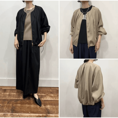 【siro de labonte】tuck collar jacket