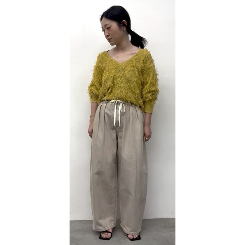 CLOCHE】デニムカーブパンツ | selectshop kusukusu