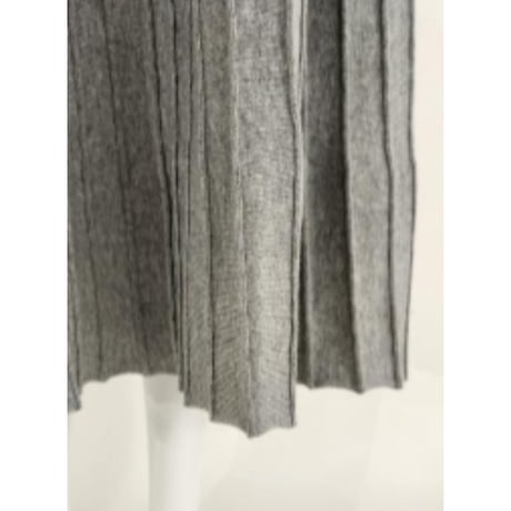 【Boutique Ordinary】Pleated-Style Knit Skirt