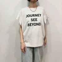 【siro de labonte】JOURNEY tuck sleeve Tshirt　※納期4月初旬～5月初旬