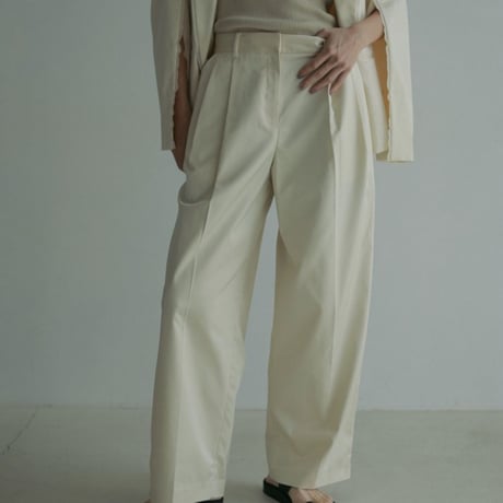【anuke】Satin Wide Pants　※納期2月下旬〜3月下旬