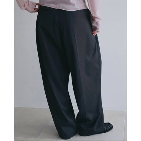 【anuke】Hightwist Cocoon Pants　※納期8月下旬～9月下旬