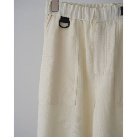 【anuke】Jacquard Drawstring Pants　※納期5月中旬～6月中旬
