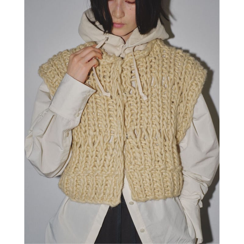 TODAYFUL】Chunky Hand Knitvest | selectshop kus