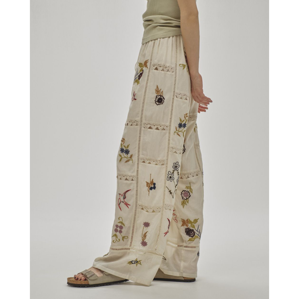TODAYFUL】Embroidery Patchwork Trousers | selec TODAYFUL】Embroidery Patchwork Trousers | selec