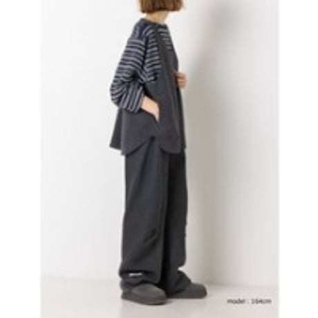 【YENN】W FACE OVER VEST　※納期：9月中旬〜10月中旬