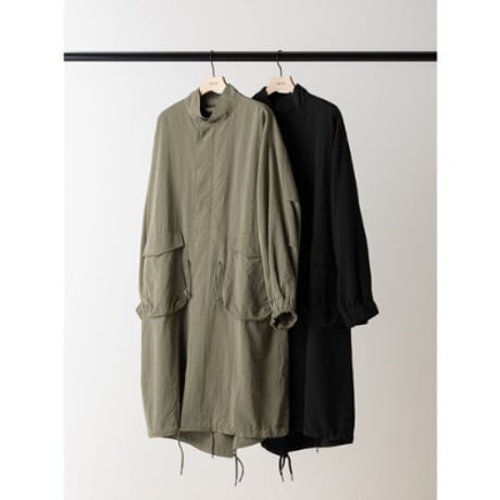 【YENN】WASHED LONG COAT　※納期：9月中旬～10月中旬