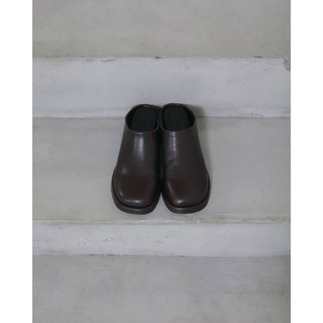 【anuke】Square Heel Slip-on