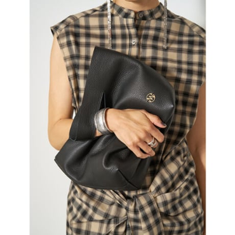 【YENN】LEATHER FOLDABLE BAG