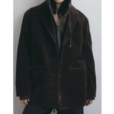 【anuke】Eco Suede Jacket