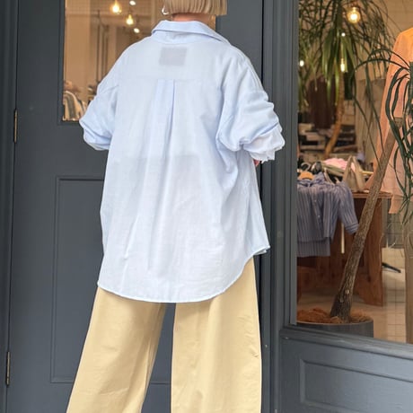 【L'ours Polaire et Bleu】ベーシックシアーシャツ