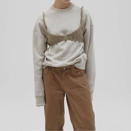 【TODAYFUL】Hand Knit Bustier　※納期10上旬～11月上旬