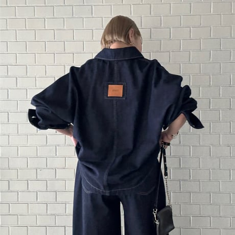 【cafune】10oz denim dolman jacket