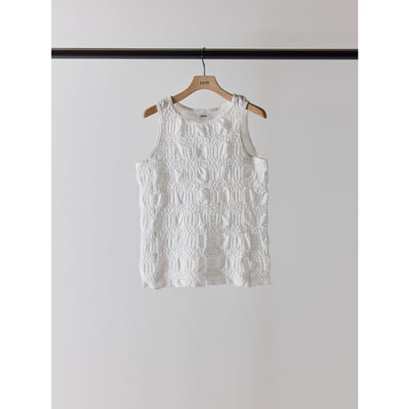 【YENN】SHRUNK LACE TANKTOP