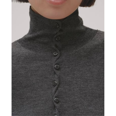 【TODAYFUL】Turtleneck Button Knit　※納期9月中旬～10月中旬
