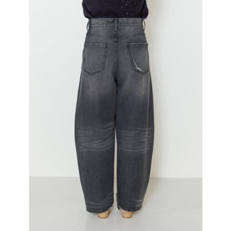 【YENN】CURVED SEAM DENIM PT　※予約