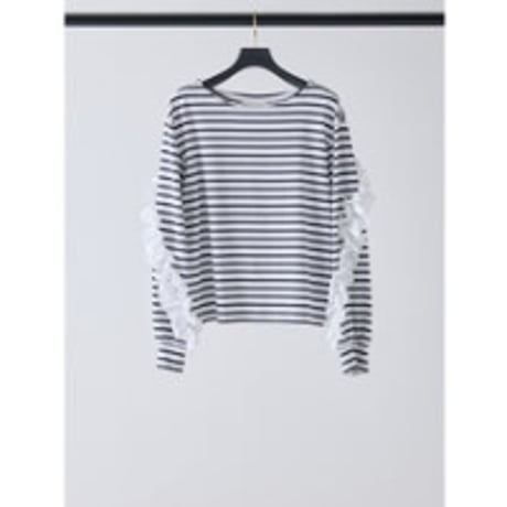 【Mewl】ﾎﾞｰﾀﾞｰﾌﾘﾙｽﾘｰﾌﾞTOPS