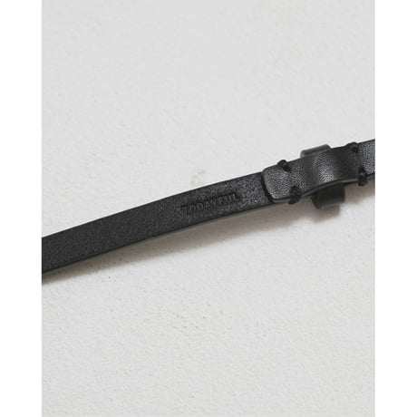 【TODAYFUL】Oval Backle Narrow Belt　※納期9月中旬～10月中旬