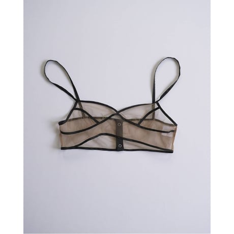 【anuke】Bicolor Tulle Bratop　※納期3月下旬～4月下旬