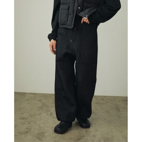 【ànuke】Quilting Line Pants　※11月下旬~12月中旬頃 発送予定